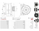 New CITROEN BERLINGO BERLINGO FIRST MPV Alternator MF_ GJK_ GFK_ 1 6 Catalog number of substitutes AD KUHNER 301674RI AD KUHNER 