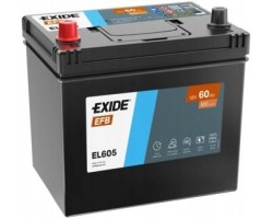 Battery Exide EL605 60Ah 520A D23X L EFB Start Stop