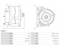 New Alternator MERCEDES BENZ TRUCKS BUSES O 404 11 0 Catalog number of the original DAF 1254010