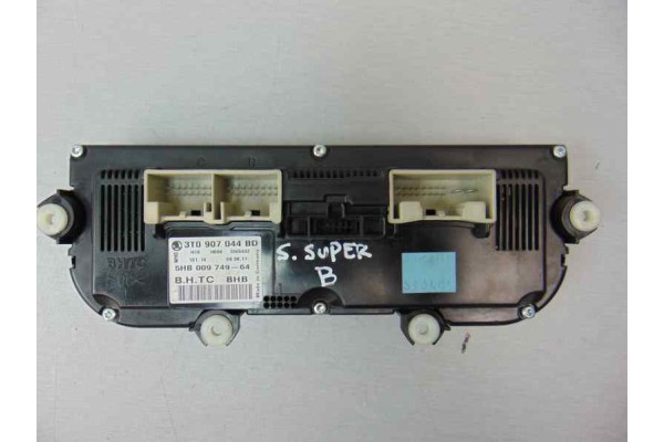 3T0907044BD MANDO CLIMATIZADOR SKODA SUPERB COMBI (3T5) Elegance 2011 3T0907044BD 182138 SKODA - 3