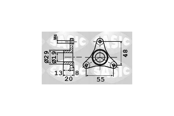 SASIC 7074001 power steering pump Part manufacturer Sasic