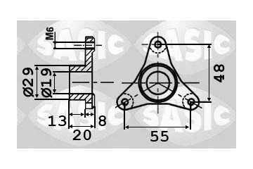 SASIC 7074001 power steering pump Part manufacturer Sasic
