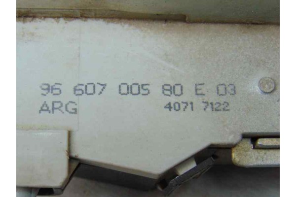 9660700580  CERRADURA PUERTA TRASERA IZQUIERDA CITROEN C4 BERLINA Collection 2006 9660700580 177136 CITROEN - 6