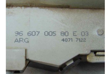 9660700580  CERRADURA PUERTA TRASERA IZQUIERDA CITROEN C4 BERLINA Collection 2006 9660700580 177136 CITROEN - 6