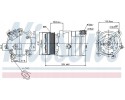 COMPRESSOR AIR CONDITIONING COMPRESSOR 89062 NISSENS Quality of parts according to GVO Q original with factory logo OEM OES