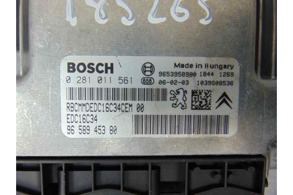 9658945380  CENTRALITA MOTOR UCE CITROEN C5 BERLINA SX (E) 2006 9658945380 185265 CITROEN - 1