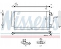 CONDENSER AIR CONDITIONING COOLER 941242 NISSENS Packaging status original