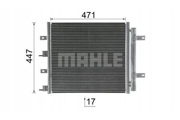 CONDENSER AIR CONDITIONING COOLER WITH DEHUMIDIFIER Quality of parts according to GVO Q original with factory logo OEM OES