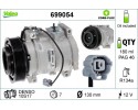 Compressor air conditioning VALEO 699054 Catalog number of substitutes ACAUTO AC 01KE007 ACAUTO AC 03XX04 ACAUTO AC 03XX07 ACAUT