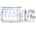 AIR CONDITIONING COOLER NISSENS 941288 Product weight with unit packaging 11 kg