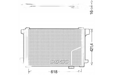 CONDENSER AIR CONDITIONING COOLER DCN17035 DENSO