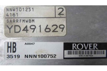 3519100752 CENTRALITA MOTOR UCE MG ROVER ROVER 25 (RF) Classic (5-ptas.) 2000 3519100752 174826 MG ROVER - 1