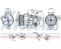 COMPRESSOR AIR CONDITIONING COMPRESSOR 89516 NISSENS Car type cargo vans passenger cars