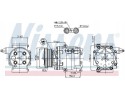COMPRESSOR AIR CONDITIONING COMPRESSOR 89358 NISSENS Car type passenger cars