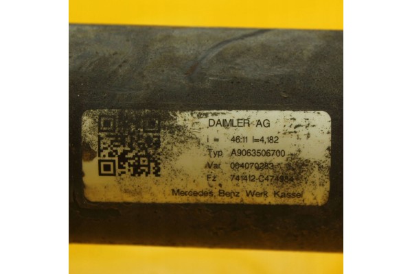 BRIDGE DYFER HOUSING MECHANISM A9063506700 46 11 MERCEDES SPRINTER 906 LARGE Catalog number of the part A9063506700 A9063510605 