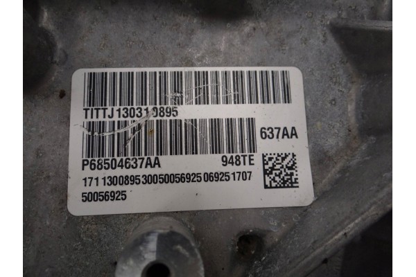 FIAT DUCATO Gearbox Automatic P68504637AA Catalog number of the original TTJ130310895