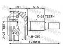 PRZEGUB POLOSI TYL 2310 TRANRR FEBEST VW Producent czesci Febest