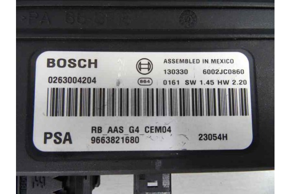 9663821680 NO IDENTIFICADO PEUGEOT 308 SW