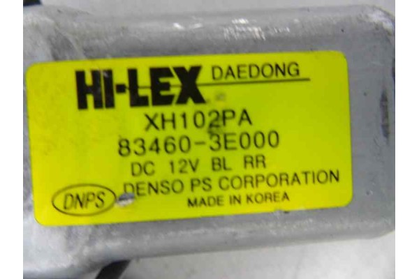 2 CABLES ELEVALUNAS TRASERO DERECHO KIA SORENTO (BL)