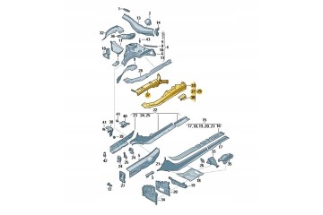 TIN CONNECTOR FRONT BELT LEFT AUDI A4 B8 A5 ORIGINAL FROM ASO Car type passenger cars