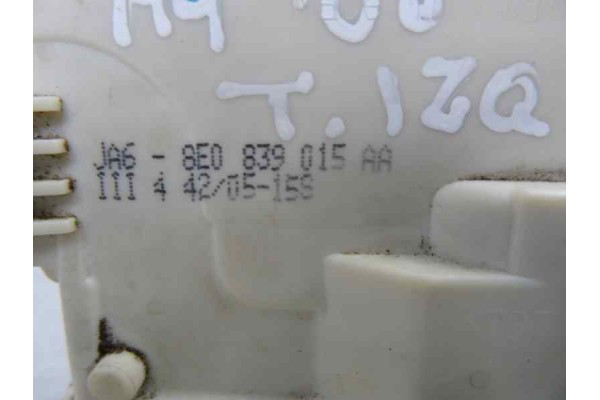 8E0839015AA CERRADURA PUERTA TRASERA IZQUIERDA AUDI A4 AVANT (8E) 2.0 TDI 2006 8E0839015AA 168600 AUDI - 2