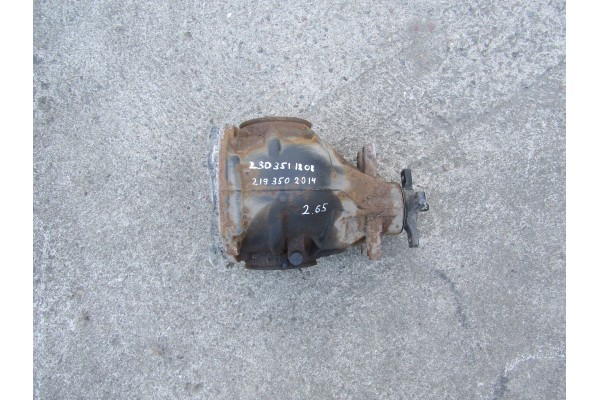 Mercedes W211 W219 OM 642 V6 differential bridge 2 65 A2303511808 Car type passenger cars