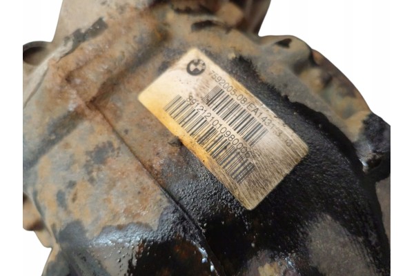 DIFFERENTIAL BRIDGE REAR BMW X3 F25 2 0 D 7592005 7564867 3 08 Catalog number of the original 7592005 7564867 3 08
