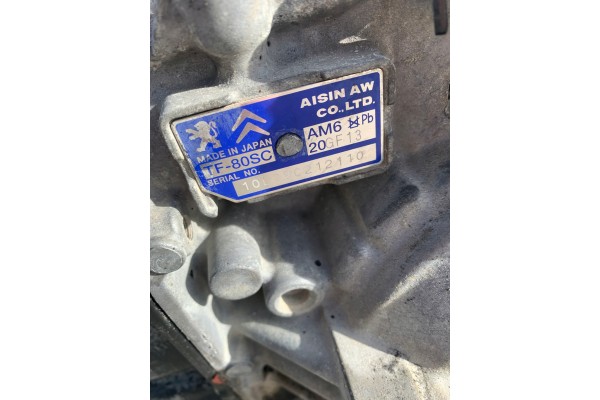 GEARBOX CITROEN C5 III X7 2 0 HDI 20GF13 Catalog number of the original SKRZYNIA BIEGOW BIEGOW CITROEN C5 III X7 20GF13