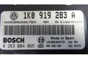 1K0919283A  NO IDENTIFICADO VOLKSWAGEN GOLF PLUS V (5M1) Highline 2006 1K0919283A 172403 VOLKSWAGEN - 1