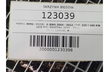 Caja de Cambios 7547900 6HP19 BMW E90 E91 E60 E61 325i 2.5 Gasolina