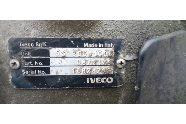 MANUAL GEARBOX 5S300 8872176 IVECO DAILY III 2 3 HPI GDANSK DESCRIPTION Transmission type manual