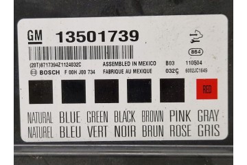 COMFORT MODULE OPEL INSIGNIA A 2008 2017 2 0 CDTI Catalog number of the part 13501739 SZWED