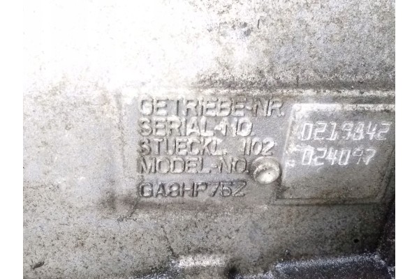 Transmisión automática BMW 7 G11 G12 2017
