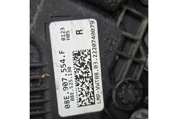Rear differential Volkswagen Golf VIII 08E5255010F MOST Catalog number of the original 08E907554F