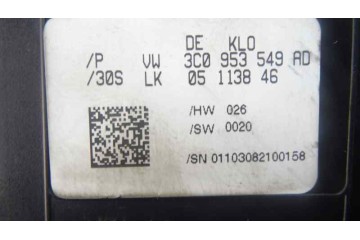 3C0953459AD MODULO ELECTRONICO VOLKSWAGEN PASSAT VARIANT (3C5) Advance 2009 3C0953459AD 174699 VOLKSWAGEN - 1