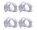 4x CLIP QUICK FUEL CONNECTORS 9 98MM