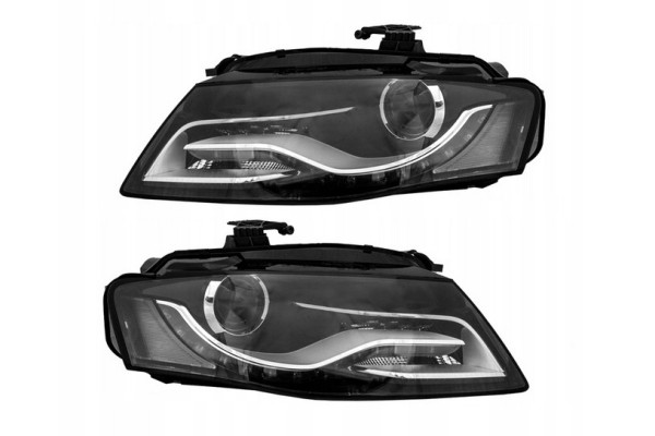 AUDI A4 HEADLIGHTS B8 2007 2010 BI XENON LED