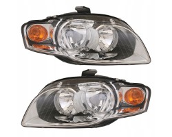 Headlight Lamp Audi A4 B7 8e 8e0 2004 2006 set