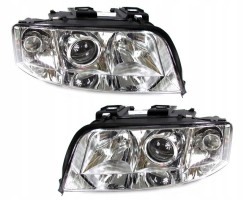 SET OF HEADLIGHTS AUDI A6 C5 2001 2004 NEW