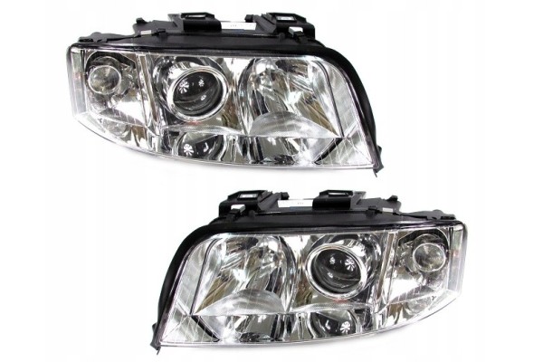 SET OF HEADLIGHTS AUDI A6 C5 2001 2004 NEW
