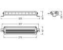 Lámpara de largo alcance Osram LED 27 W 1500 lm rectangular
