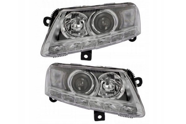 AUDI A6 C6 2008 2011 XENON LED HEADLIGHTS