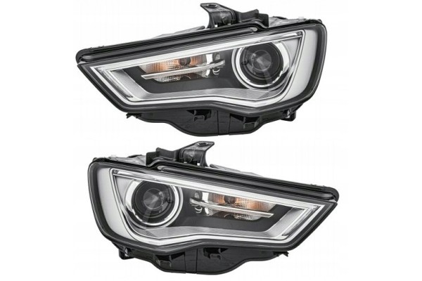 HEADLIGHTS AUDI A3 8V 2012 2016 BI XENON 3 DOOR SPORTBACK