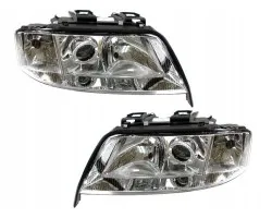 SET OF HEADLIGHTS AUDI A6 C5 1997 1999 NEW