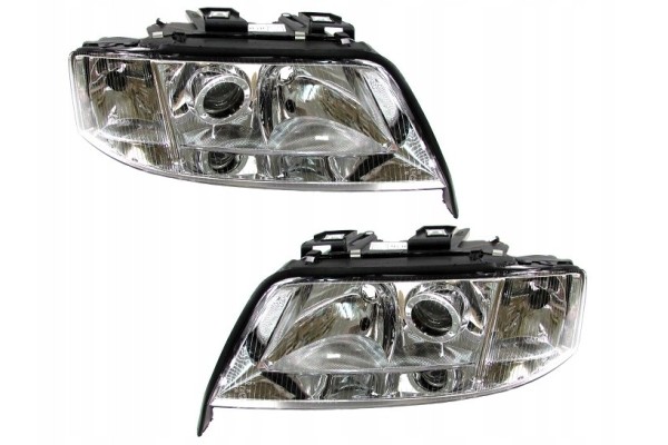 SET OF HEADLIGHTS AUDI A6 C5 1997 1999 NEW