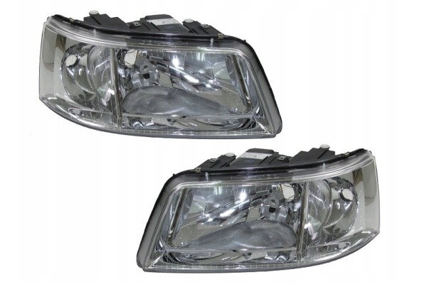 FRONT HEADLIGHTS VW TRANSPORTER T5 2003 2009 H4