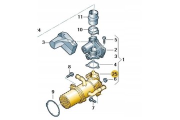 New ORIGINAL exhaust gas recirculation cooler 04L131513B VAG Quality of parts according to GVO Q original with factory logo OEM 