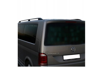 Barras de Techo Negras para Volkswagen Transporter Caravelle T5 T6 Tec