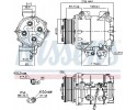 COMPRESSOR AIR CONDITIONING COMPRESSOR 89242 NISSENS Catalog number of substitutes ACAUTO AC 01KE002 ACAUTO AC 03XX04 ACAUTO AC 