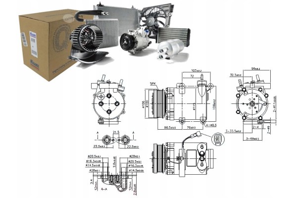 Compresor de aire acondicionado Nissens 89327
